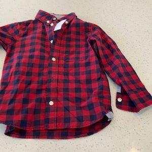 Long sleeve button down.